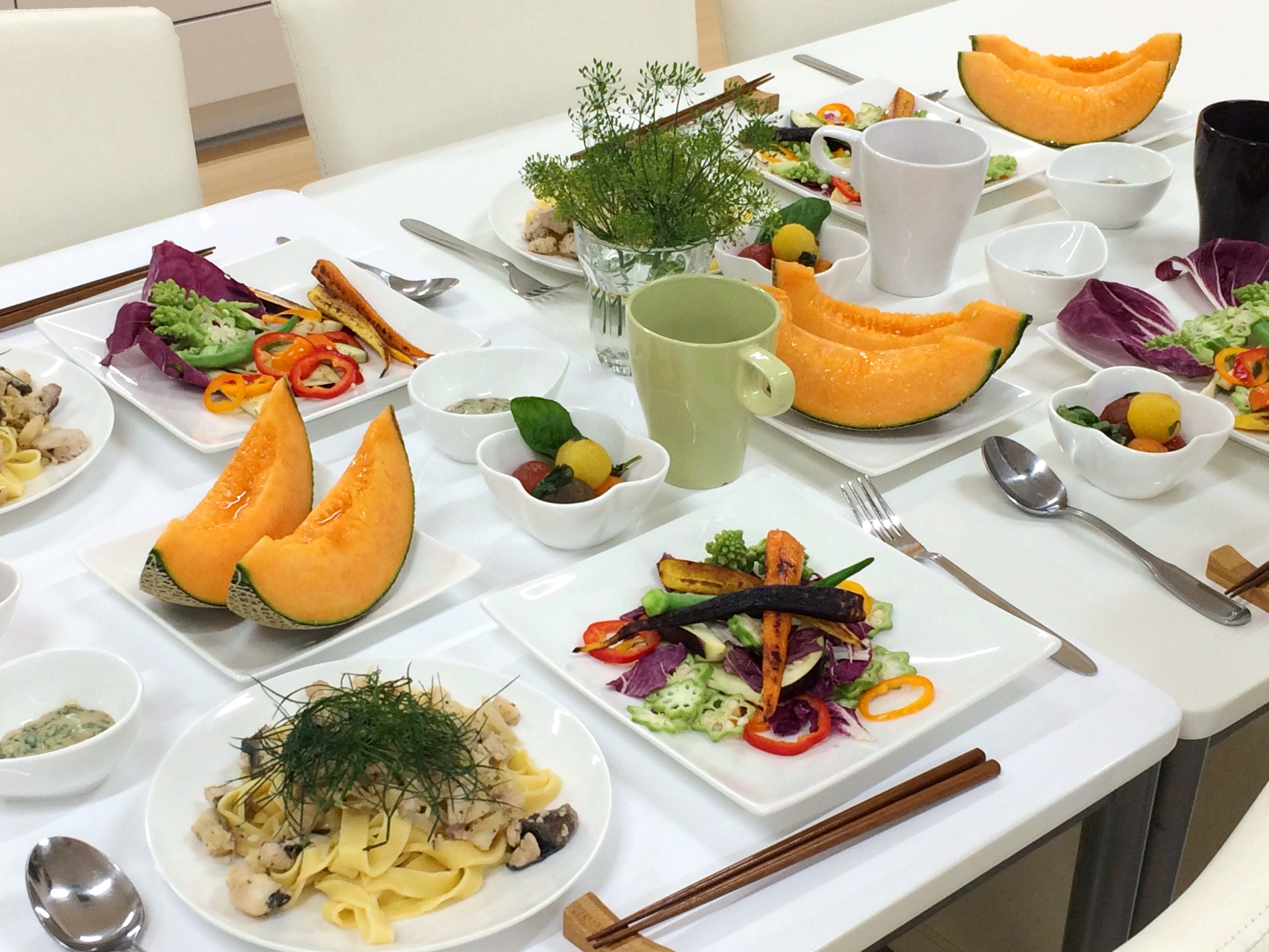 ハーブ・野菜・果物を楽しむ講座　2015年8月